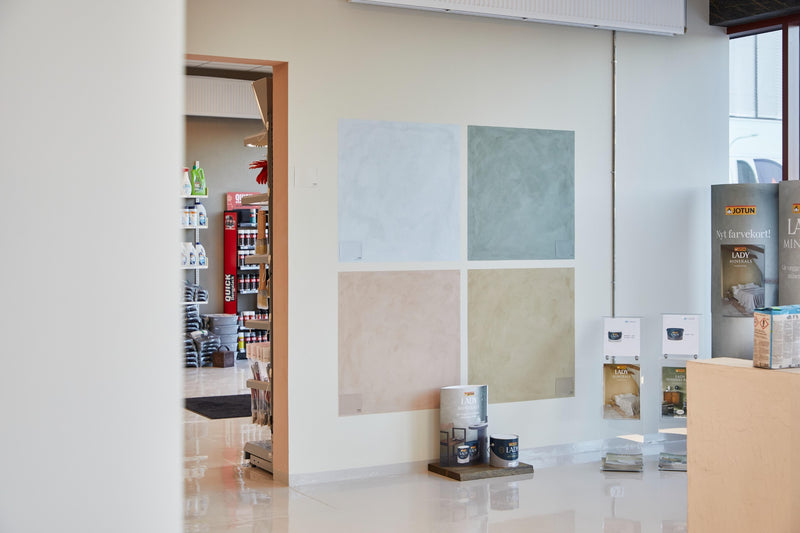 Professional painting equipment and workspace